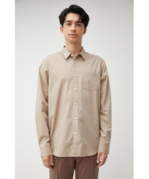AZUL by moussy(アズールバイマウジー)の「REPUR BASIC SHIRT/リピュールベーシックシャツ(シャツ/ブラウス・メンズ・ベージュ/カーキ/ホワイト・LARGE/SMALL/MEDIUM)」の16枚目の写真