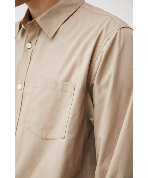 AZUL by moussy(アズールバイマウジー)の「REPUR BASIC SHIRT/リピュールベーシックシャツ(シャツ/ブラウス・メンズ・ベージュ/カーキ/ホワイト・LARGE/SMALL/MEDIUM)」の20枚目の写真