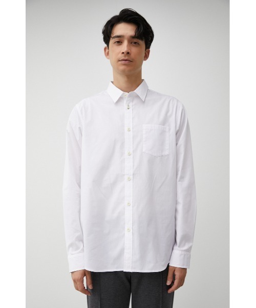 AZUL by moussy(アズールバイマウジー)の「REPUR BASIC SHIRT/リピュールベーシックシャツ(シャツ/ブラウス・メンズ・ベージュ/カーキ/ホワイト・LARGE/SMALL/MEDIUM)」の7枚目の写真