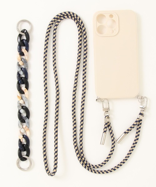 relac(レーラック)の「ケース付き スマホショルダー(スマホケース/カバー・レディース・グリーン/オレンジ/ライトグリーン/ブラック/アイボリー・H/F/G/B/D/C/E/A)」の7枚目の写真