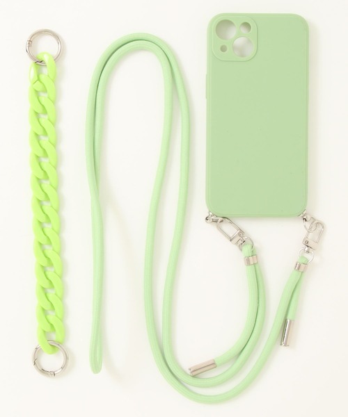relac(レーラック)の「ケース付き スマホショルダー(スマホケース/カバー・レディース・グリーン/オレンジ/ライトグリーン/ブラック/アイボリー・H/F/G/B/D/C/E/A)」の10枚目の写真