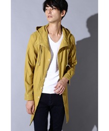 BLUE TORNADO | BLUE TORNADO∴ヘリンボンロングフードシャツ(パーカー)