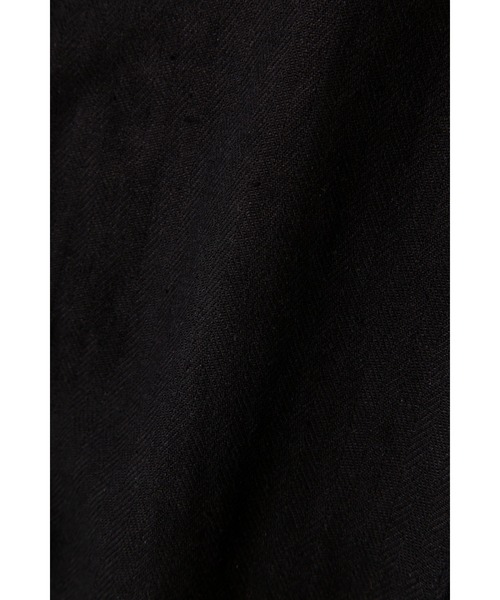 BLUE TORNADO（ブルートルネード）の「BLUE TORNADO∴ヘリンボンロングフードシャツ（パーカー・メンズ・イエロー・L）」の9枚目の写真