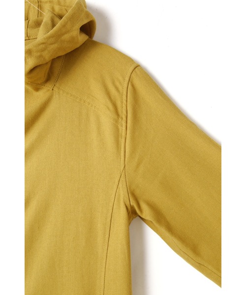 BLUE TORNADO（ブルートルネード）の「BLUE TORNADO∴ヘリンボンロングフードシャツ（パーカー・メンズ・イエロー・L）」の14枚目の写真