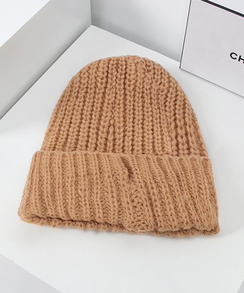 EPICKS（エピックス）の「BIGニットキャップ（ニットキャップ/ビーニー・レディース・ブラック/ベージュ/ブルー/アイボリー・F）」の9枚目の写真