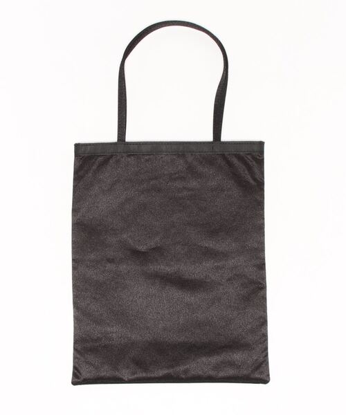 Three Four Time（ｽﾘｰﾌｫｰﾀｲﾑ）の「メタルレースサブバッグ（エコバッグ/サブバッグ・レディース・ブラック/オフホワイト・FREE）」の3枚目の写真