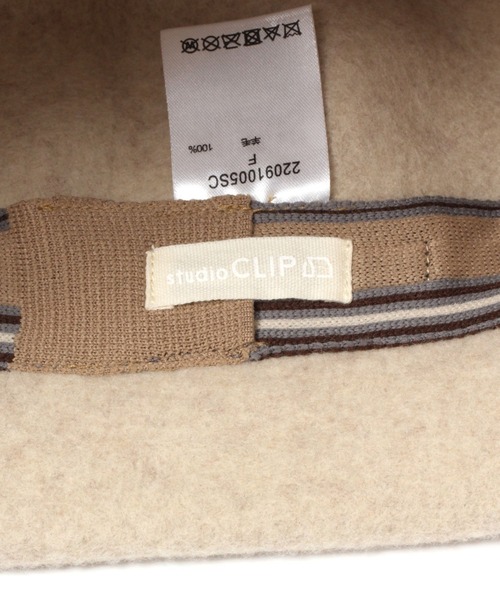 studio CLIP（スタディオクリップ）の「ソフトボーラーハット（ハット・レディース・ブラック/ベージュ/カーキ・FREE）」の16枚目の写真