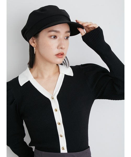 LILY BROWN（リリーブラウン）の「キャスケット（キャスケット・レディース・ブラック/ブラウン/グレー・FREE）」の15枚目の写真