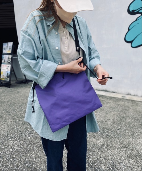 FREDRIK PACKERS(フレドリックパッカーズ)の「FREDRIK PACKERS フレドリックパッカーズ / 420D UTILITY SACK-L(ショルダーバッグ・レディース・パープル/タン/オリーブ/シルバー/ブラック/カーキ・ONESIZE)」の19枚目の写真