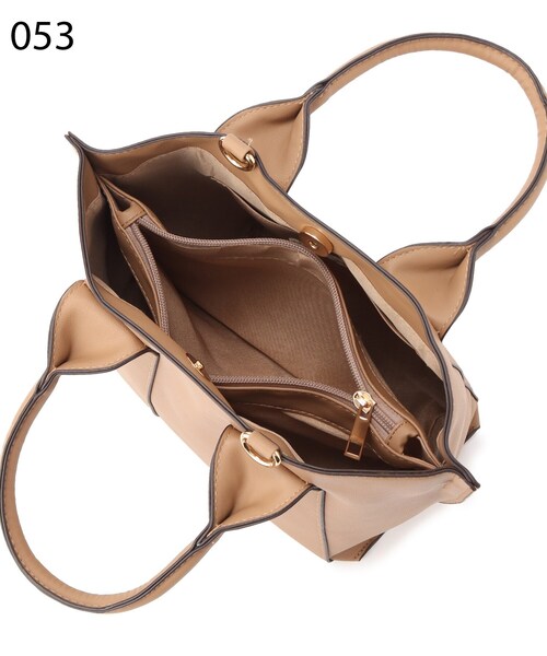 SHOO・LA・RUE（シューラルー）の「◆【フォーマル/入卒】2WAYワイドハンドルトート（トートバッグ・レディース・ブラック/キャメル/サンドベージュ・00）」の10枚目の写真