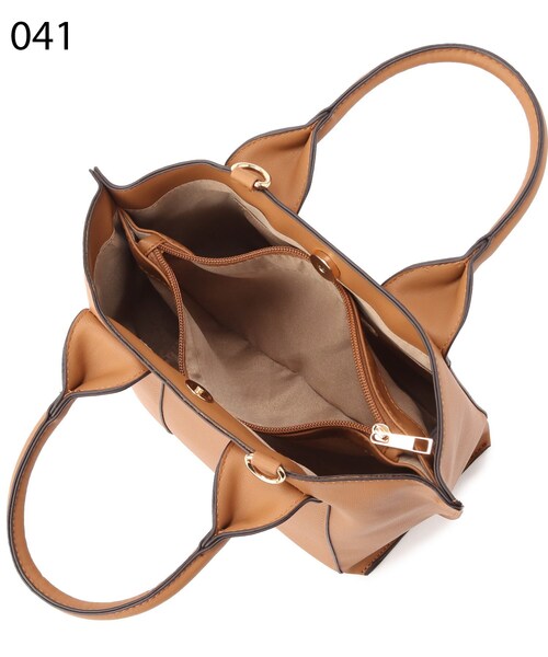 SHOO・LA・RUE（シューラルー）の「◆【フォーマル/入卒】2WAYワイドハンドルトート（トートバッグ・レディース・ブラック/キャメル/サンドベージュ・00）」の11枚目の写真