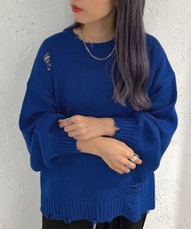 クラッシュダメージニット【ZOZOTOWN限定アイテム】