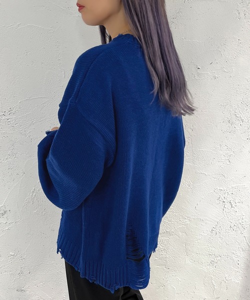 セール】クラッシュダメージニット【ZOZOTOWN限定アイテム】（ニット