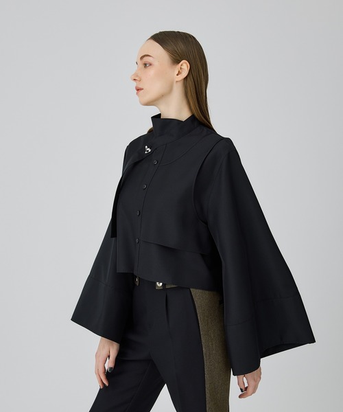 UNITED TOKYO（ユナイテッドトウキョウ）の「ディフォーメーションスリーブブラウス（シャツ/ブラウス・レディース・ホワイト/ブラック・FREE）」の14枚目の写真