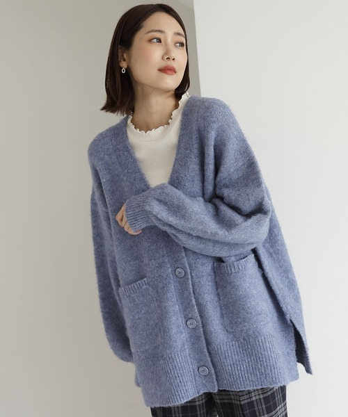 GLOBAL WORK(グローバルワーク)の「フワフワHug meVネックカーディガン/295829(カーディガン/ボレロ・レディース・イエロー/ライトパープル/ベージュ/オレンジ系その他3/グリーン/ブルー系その他7・MEDIUM/LARGE)」の17枚目の写真