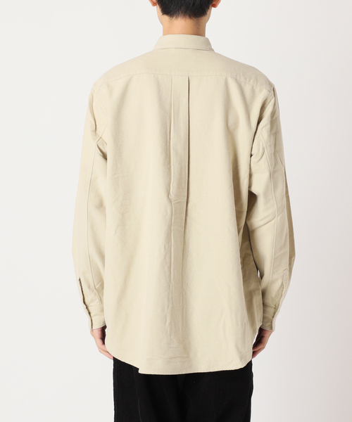 417 EDIFICE（フォーワンセブンエディフィス）の「【ESSENTIAL / エッセンシャル】 フランネルレギュラーカラーシャツ（シャツ/ブラウス・メンズ・チャコールグレー/ホワイト/ベージュ/ブラウン/グリーン・MEDIUM/LARGE/SMALL/X-LARGE）」の20枚目の写真