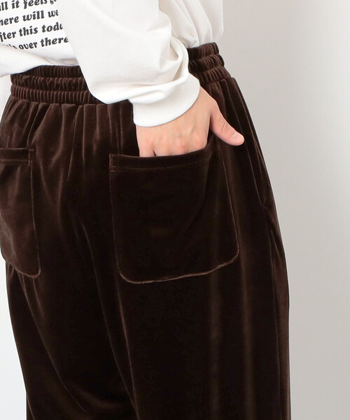 Purple&Yellow(パープルアンドイエロー)の「ストレッチベロア タックテーパードパンツ(その他パンツ・メンズ・ダークブラウン/ブラック/ブルー・S/M/XS/L)」の20枚目の写真