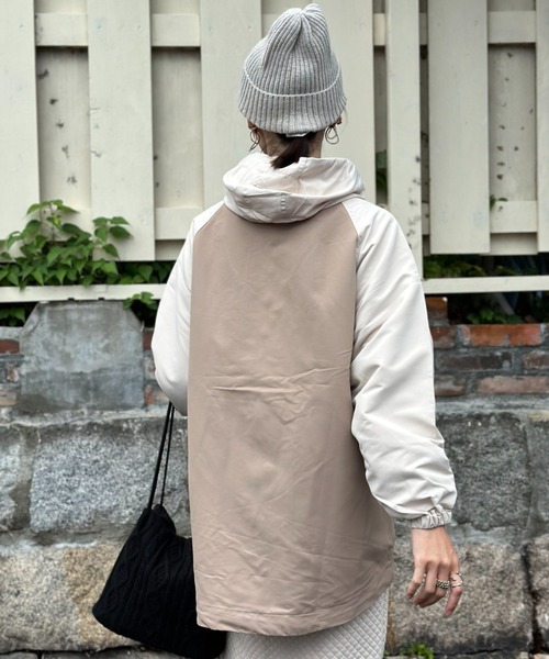 deux amour（ドゥーザムール）の「フード付きマウンテンパーカー（マウンテンパーカー・レディース・ブラック/ベージュ・MEDIUM）」の22枚目の写真