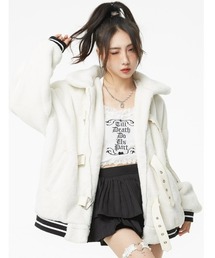 NINE ナイン⭐︎エコファーブルゾン⭐︎超美品 NOVESSEL（ノベセル）の「A'GEM/9 × .kom『11SHOP97/イレブン