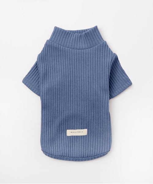 シンプルハイネックリブトップス / 犬服 / ドッグウェア（ペットウェア