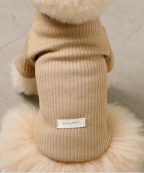セール】シンプルハイネックリブトップス / 犬服 / ドッグウェア