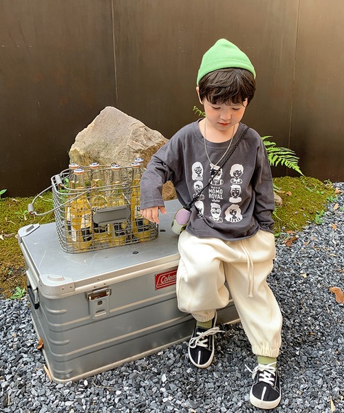 aimoha（アイモハ）の「【aimoha-KIDS-】子供服　ベーシックビスネームスウェットパンツ（スウェットパンツ・キッズ・グレー/ベージュ/ブラック/グリーン・90/100/110/140/150/120/130）」の21枚目の写真