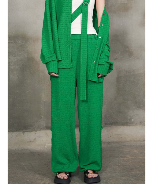 PAMEO POSE（パメオポーズ）の「Icon Pants（その他パンツ・レディース・ベージュ/ブラック/グリーン・SMALL/LONG）」の3枚目の写真