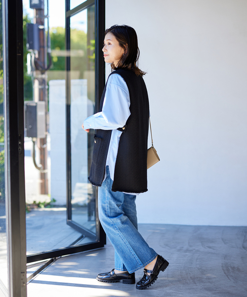 クリアツイードベスト