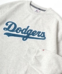 MLB/メジャーリーグベースボール サガラ刺繍 ビッグシルエット 裏起毛 スウェットトレーナー