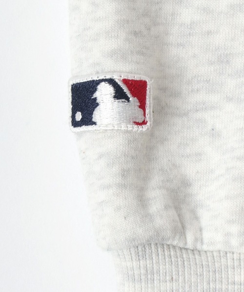 MLB(メジャーリーグベースボール)の「MLB/メジャーリーグベースボール サガラ刺繍 ビッグシルエット 裏起毛 スウェットトレーナー(スウェット・メンズ・オフホワイト/グリーン/ネイビー/ブラック・M/L/LL)」の13枚目の写真