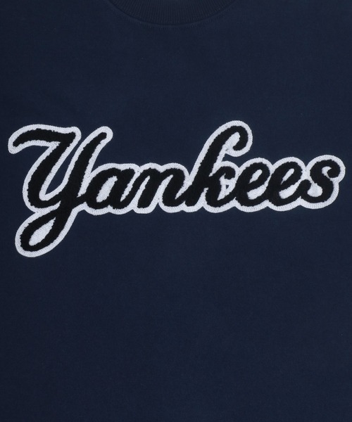 MLB(メジャーリーグベースボール)の「MLB/メジャーリーグベースボール サガラ刺繍 ビッグシルエット 裏起毛 スウェットトレーナー(スウェット・メンズ・オフホワイト/グリーン/ネイビー/ブラック・M/L/LL)」の15枚目の写真
