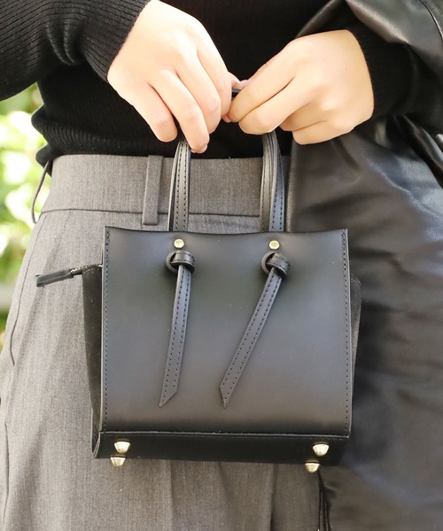 MARCO BIANCHINI（マルコビアンチーニ）の「MARCO BIANCHINI/マルコビアンキーニ 20119 ハンドバック（ハンドバッグ・レディース・キャメル/グレー/ブラック・FREE）」の11枚目の写真