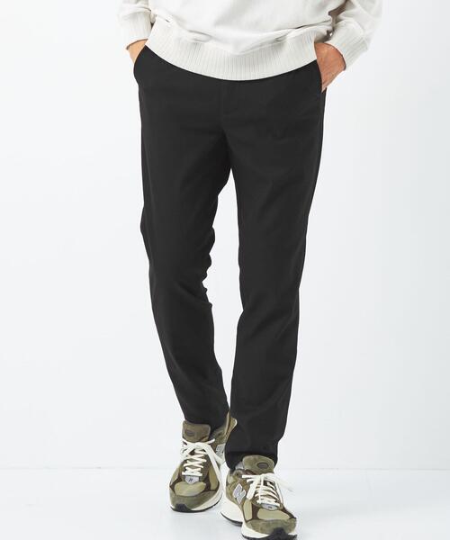 green label relaxing（グリーンレーベルリラクシング）の「TRフラノ ナロー ユーティリティー パンツ -ストレッチ・防シワ-（その他パンツ・メンズ・ブラック/モカ/グレー・S/M/L/XL）」の2枚目の写真