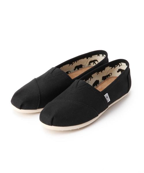TOMS（トムス）の「BYBC TOMS ORIGINAL CLASSIC スリッポン ◆（サンダル・レディース・ブラック/レッド/オフホワイト/ネイビー・7h/6h/7/6/5h/8）」の3枚目の写真