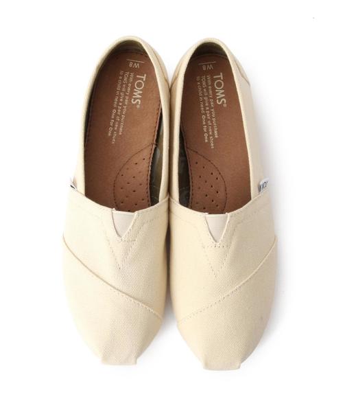 TOMS（トムス）の「BYBC TOMS ORIGINAL CLASSIC スリッポン ◆（サンダル・レディース・ブラック/レッド/オフホワイト/ネイビー・7h/6h/7/6/5h/8）」の6枚目の写真