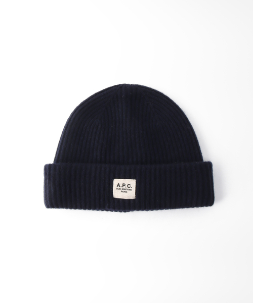 A.P.C.（アーペーセー）の「【A.P.C. / アー ペー セー】BONNET JAMESニットキャップ（ニットキャップ/ビーニー・メンズ・チャコールグレー/キャメル/ボルドー/ネイビー・FREE）」の3枚目の写真