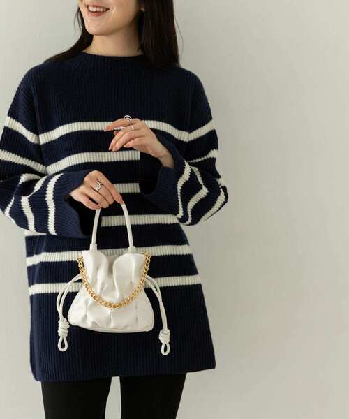 RODE SKO（ロデスコ）の「プチチェーンドロストバッグ『Msize』（ショルダーバッグ・レディース・ホワイト/イエロー/グリーン系その他・ONE）」の10枚目の写真