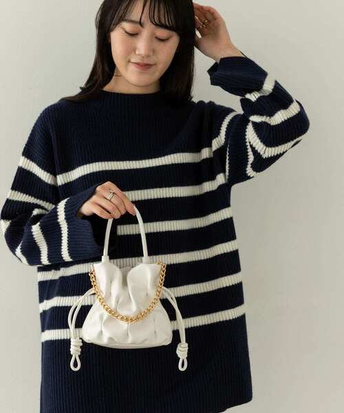 RODE SKO（ロデスコ）の「プチチェーンドロストバッグ『Msize』（ショルダーバッグ・レディース・ホワイト/イエロー/グリーン系その他・ONE）」の11枚目の写真