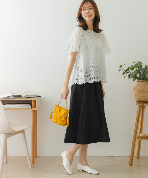 RODE SKO（ロデスコ）の「プチチェーンドロストバッグ『Msize』（ショルダーバッグ・レディース・ホワイト/イエロー/グリーン系その他・ONE）」の17枚目の写真