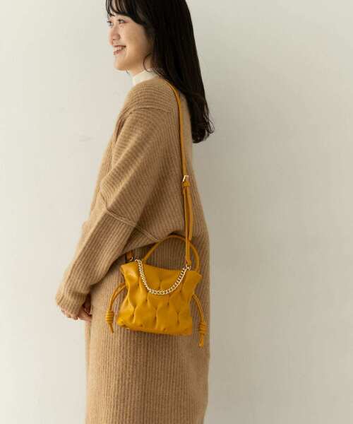 RODE SKO（ロデスコ）の「プチチェーンドロストバッグ『Msize』（ショルダーバッグ・レディース・ホワイト/イエロー/グリーン系その他・ONE）」の20枚目の写真