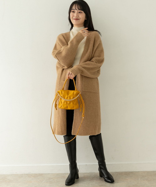 RODE SKO（ロデスコ）の「プチチェーンドロストバッグ『Msize』（ショルダーバッグ・レディース・ホワイト/イエロー/グリーン系その他・ONE）」の22枚目の写真