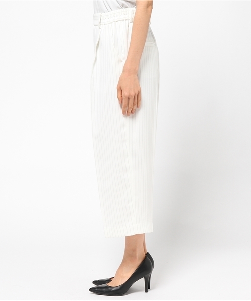 Tiara（ティアラ）の「クロップドワイドパンツ（その他パンツ・レディース・ブラック/ブルー/ストライプ・3/2）」の15枚目の写真