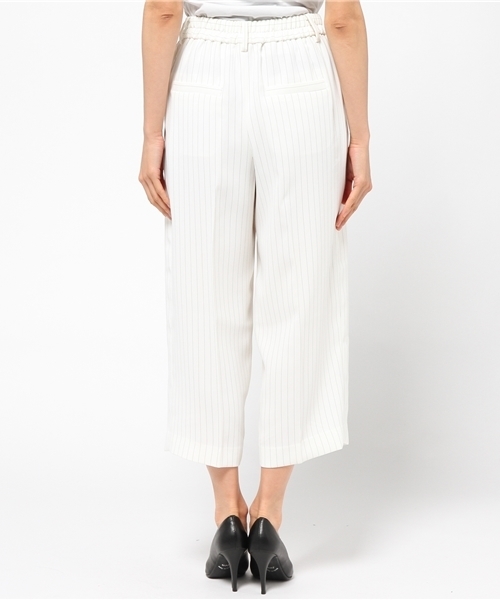 Tiara（ティアラ）の「クロップドワイドパンツ（その他パンツ・レディース・ブラック/ブルー/ストライプ・3/2）」の8枚目の写真