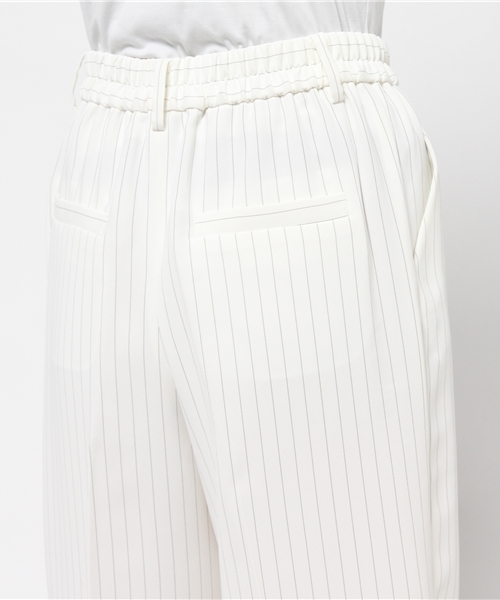 Tiara（ティアラ）の「クロップドワイドパンツ（その他パンツ・レディース・ブラック/ブルー/ストライプ・3/2）」の10枚目の写真