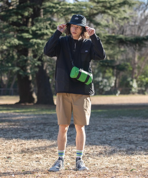 OUTDOOR PRODUCTS APPAREL（アウトドアプロダクツアパレル）の「USAコットン ビッグシルエット　布帛ポケット　ロングTシャツ　ロンT（Tシャツ/カットソー・メンズ・ホワイト/ブラック/カーキ・MEDIUM/LARGE/X-LARGE）」の19枚目の写真