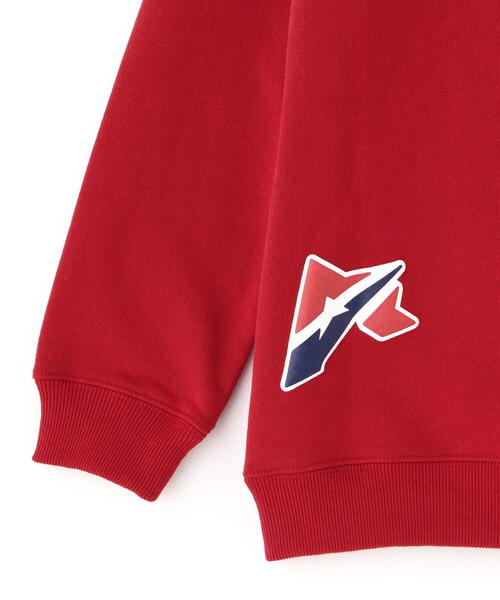 AVIREX（アヴィレックス）の「【KID'S】L/S ARCHLOGO COLOR HOOD PARKA/ キッズ アーチロゴフードパーカー（パーカー・キッズ・グレー系その他3/レッド/ネイビー・120/140/100）」の13枚目の写真