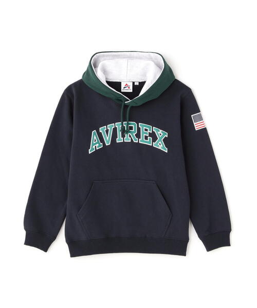 AVIREX（アヴィレックス）の「【KID'S】L/S ARCHLOGO COLOR HOOD PARKA/ キッズ アーチロゴフードパーカー（パーカー・キッズ・グレー系その他3/レッド/ネイビー・120/140/100）」の15枚目の写真
