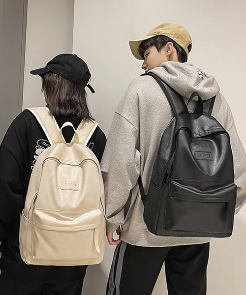 c.u.l(シーユーエル)の「ユニセックス PUレザービンテージ風リュック バックパック cula559(バックパック/リュック・レディース・グレー/ブラック/ホワイト・FREE)」の8枚目の写真