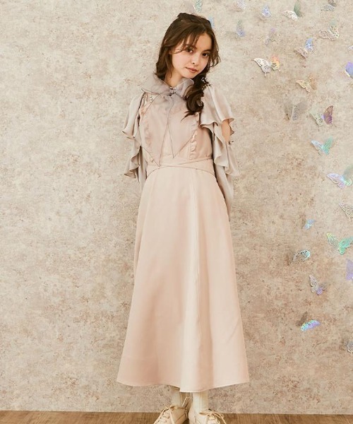【AMI PARIS】アミパリズ ベージュ ワンピース レディース XL以上 AMI PARIS(アミ パリス) ワンピース(レディース) - 海外