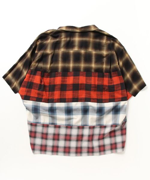 Maison MIHARA YASUHIRO（メゾンミハラヤスヒロ）の「4-Cuts H/S Check Shirt（シャツ/ブラウス・メンズ・マルチ/ブラック・48/46）」の15枚目の写真